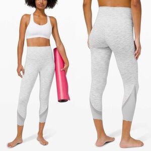 LULULEMON Wunder Under Crop High Rise Roll Down Scallop Luxtreme 23” Leggings